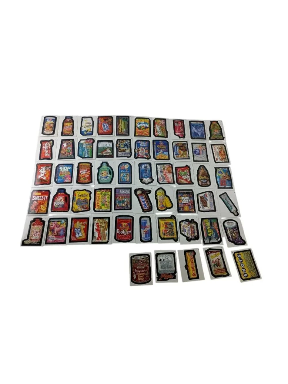 Topps Wacky Packages Complete 55 Sticker Card Set 2004 Vintage